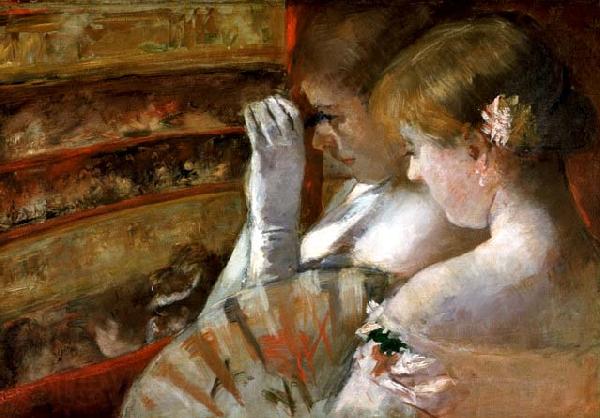 Mary Cassatt A Corner of the Loge